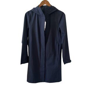 UNIQLO NEW Blocktech Coat In Navy Blue Size XS